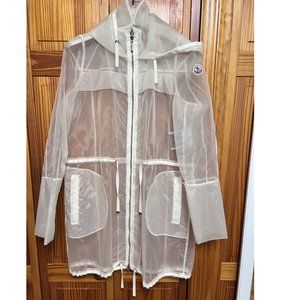 Excellent Condition Moncler Transparent Trench Size 1
